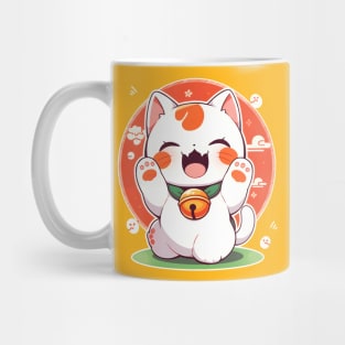 A Cute Lucky Cat's Smile Mug